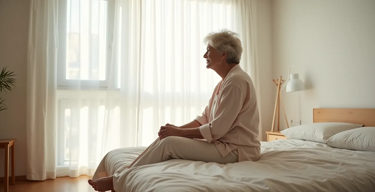 Démonstration de la technique d'habillage par le bas avec chemise magnétique